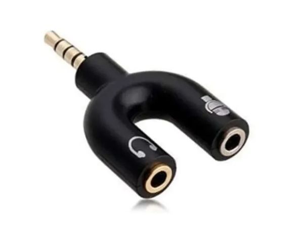Adaptador Plug 3.5mm M A 2 3.5mm Mic/aud H -0