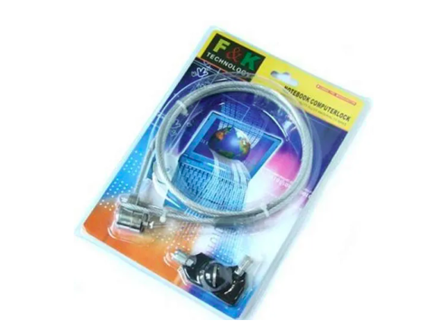 Candado Seguridad PARA NOTEBOOK F&k Technology Con 2 Llaves-1