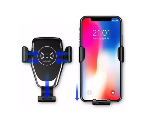 Cargador Inalámbrico Celular Auto 10w Soporte Carga Rápida-1