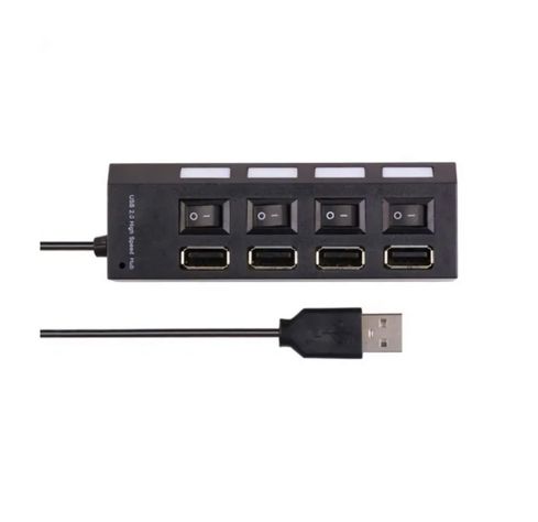 Hub 4 Puertos Multi Usb 2.0 Indicador Luz-1