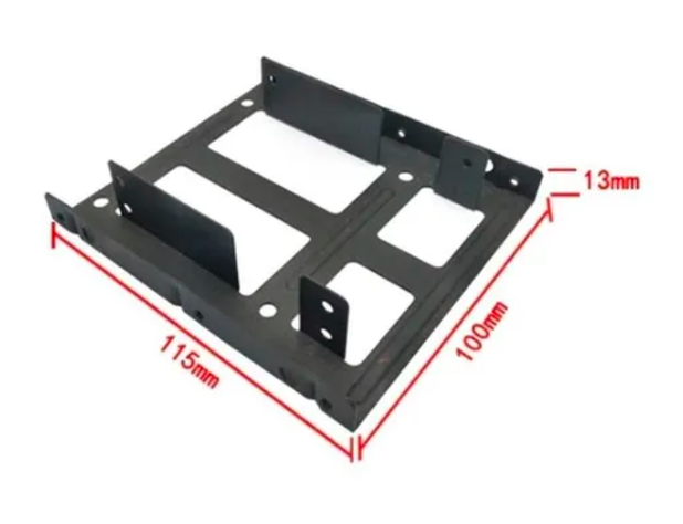Adaptador disco duro ssd 2.5 a 3.5 gabinete 2 bahia-1