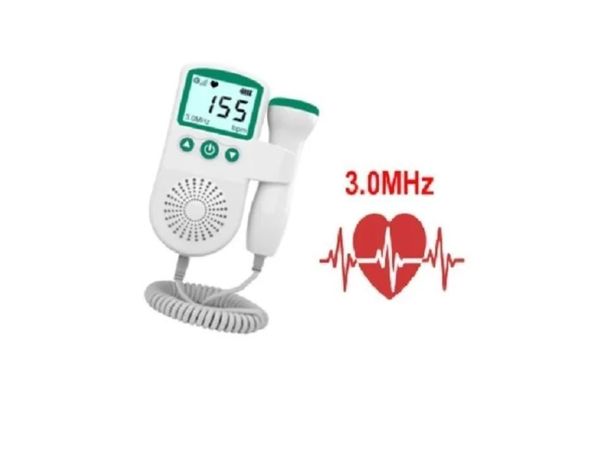 Monitor Doppler Sonar Utrasonico Verde+ 2 Gel + Pilas incluido-1