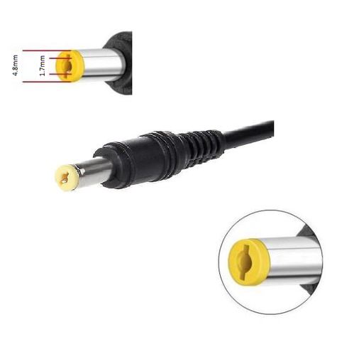 Cable Dc Para Cargadores Hp 4.8Mm  1.7 Mm-1