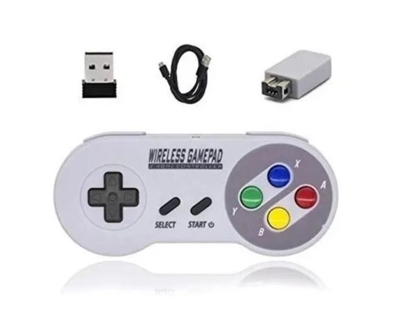 Control Inalámbrico Snes 2.4g  SNES + USB -1