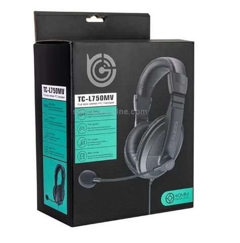 Audífono Gamer Con Microfono TC-L750MV Negro-2