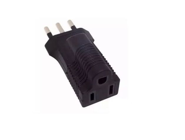 Enchufe Adaptador American A Italia Con Goma-0