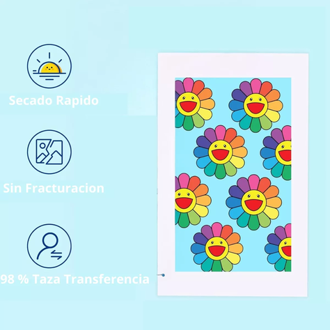 Papel Sublimación Secado Rápido 100grs Lee Centro 100 Hojas-4