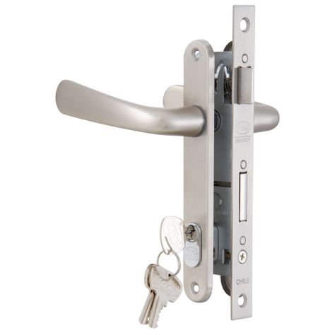 Cerradura POLI Puerta Abatir Cromado-2