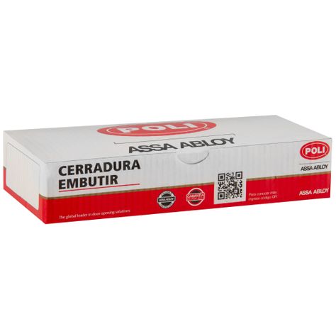 Cerradura Embutida POLI Puerta Corredera Negra-5