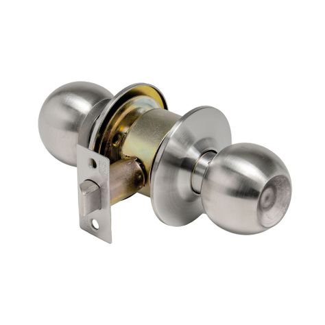 Cerradura Cilíndrica Pomo Poli Sfera 11000 Libre Paso-0