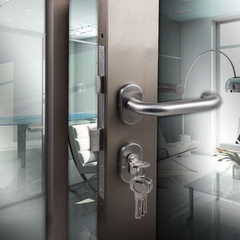 Cerradura Embutida Yale Roma B35 Oficina Perfil Aluminio-1