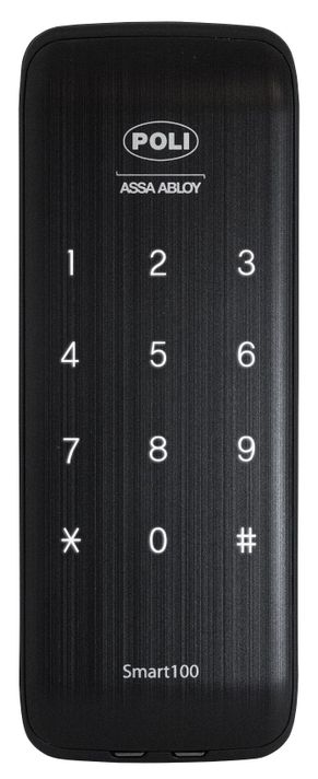 Cerrojo Digital POLI Sobreponer Smart100 Negro-1