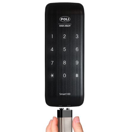 Cerrojo Digital POLI Sobreponer Smart100 Negro-3