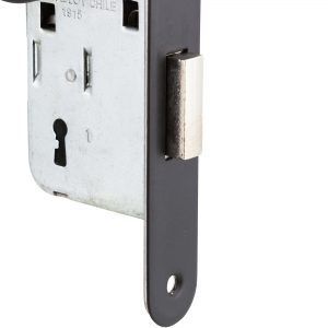 Cerradura Embutida Milano B40 Dormitorio Negro-6