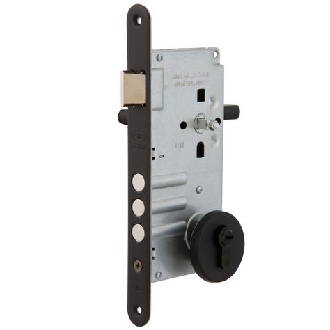 Cerradura Embutida POLI Milano B60 Acceso 1/2 Izquierda-1