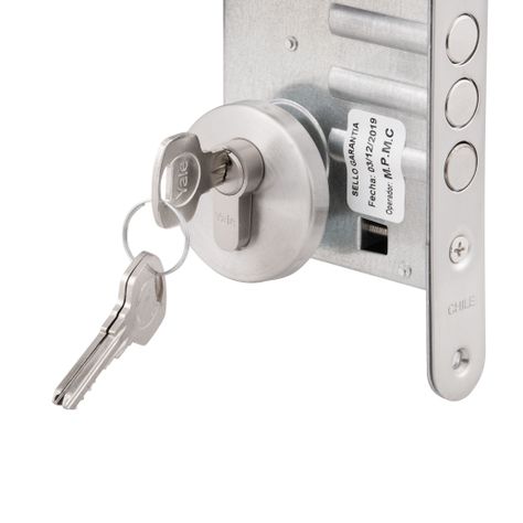 Cerradura Embutida YALE Toscana B60 Oficina Dormitorio-2