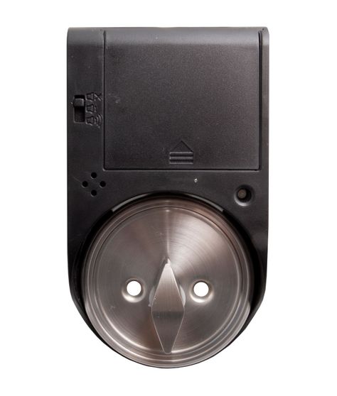 Cerrojo Poli Sensor100 Llave/Perilla con Alarma inoxidable-2