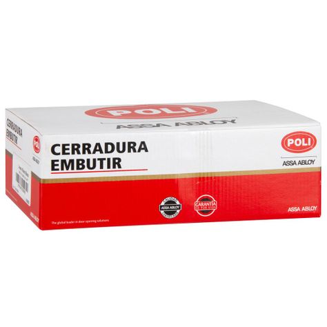 Cerradura Embutida POLI Toscana Black B60 Oficina-4