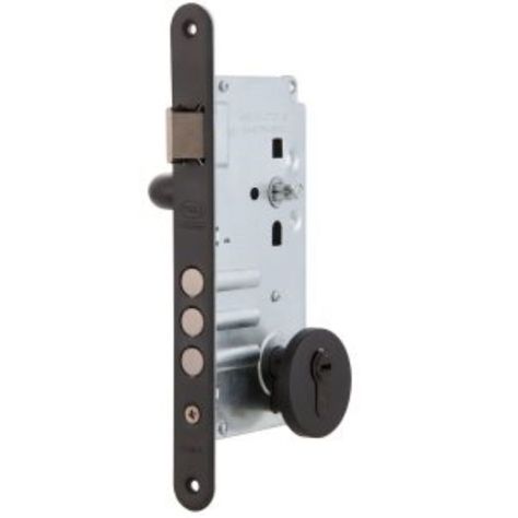 Cerradura Embutida Firenze Black B60 Poli Acceso 1/2-1