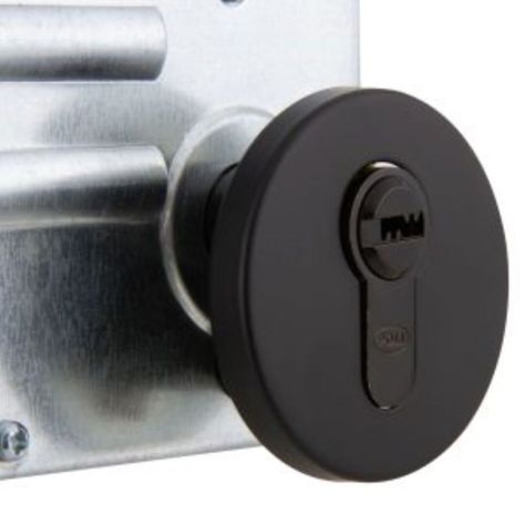 Cerradura Embutida Firenze Black B60 Poli Acceso 1/2-2