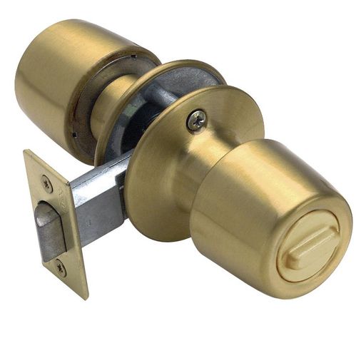 Cerradura Tubular Yale Pomo Urbano Oficina/Dormitorio Bronce-1