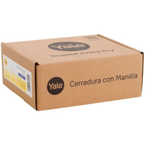 Cerradura Tubular Milano Yale Baño/Dormitorio Níquel-5