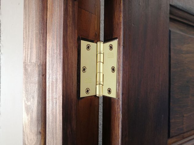 Pack Bisagra de Acero Poli 3'x3' Bronce Pulido (3 unidades)-1