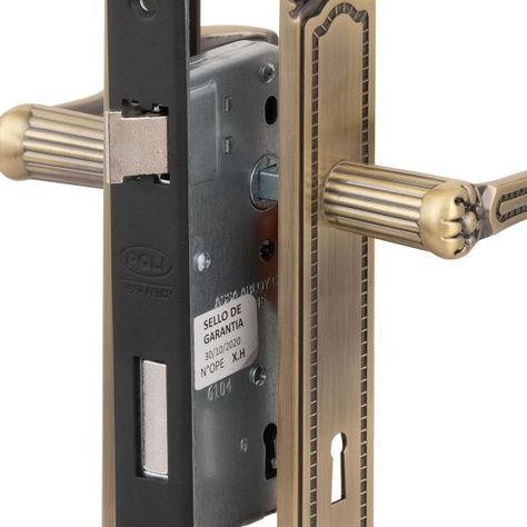 Cerradura Embutida Poli Barroca B40 Dormitorio-4
