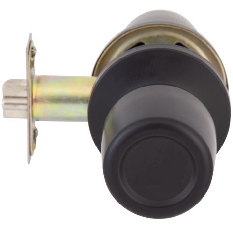 Cerradura Tubular Pomo 8000 Antibacterial Libre Paso Negro-3