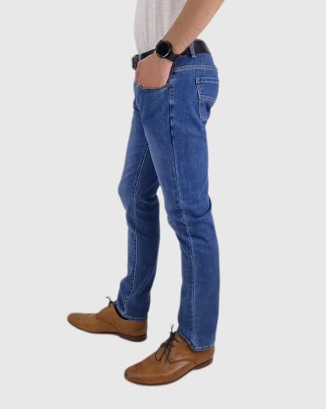 Jeans tiro medio-alto semi pitillo light blue-2