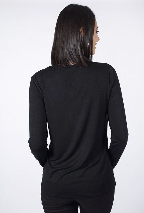 Polera printer pluma negro-2