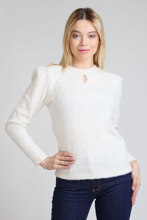 Sweater Angora Lurex Crudo Tentation-0