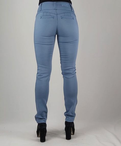 Pantalon gab t.a estampado pitillo celeste-2