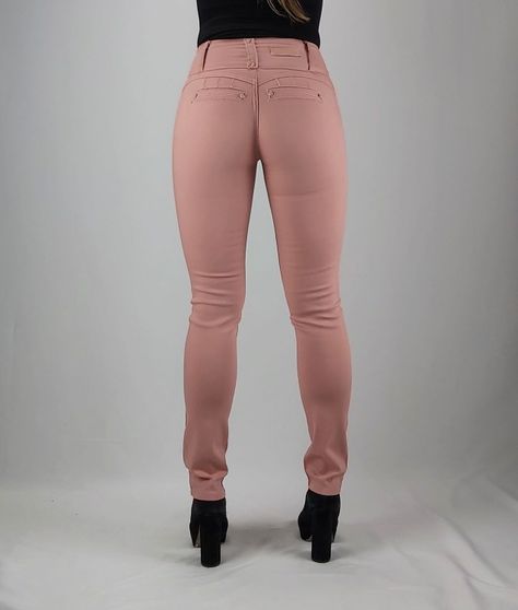 Pantalon gab t.a estampado pitillo palo rosa-2