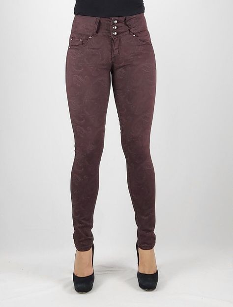 Pantalon gab t.a estampado pitillo-0
