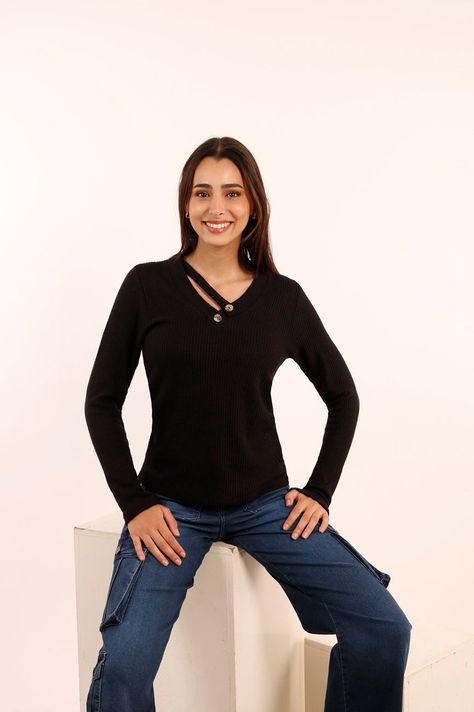 Sweater Canuton Ciana  Black Tentation-0