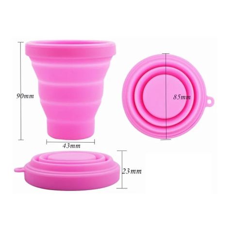 Vaso Esterilizador de Copa Menstrual - Rosado-1