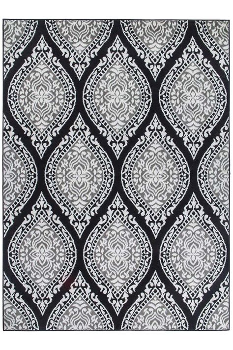 Alfombra Kashan King 512 Negra 153 x 213 cm-0