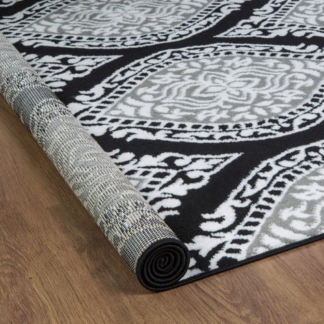 Alfombra Kashan King 512 Negra 153 x 213 cm-4