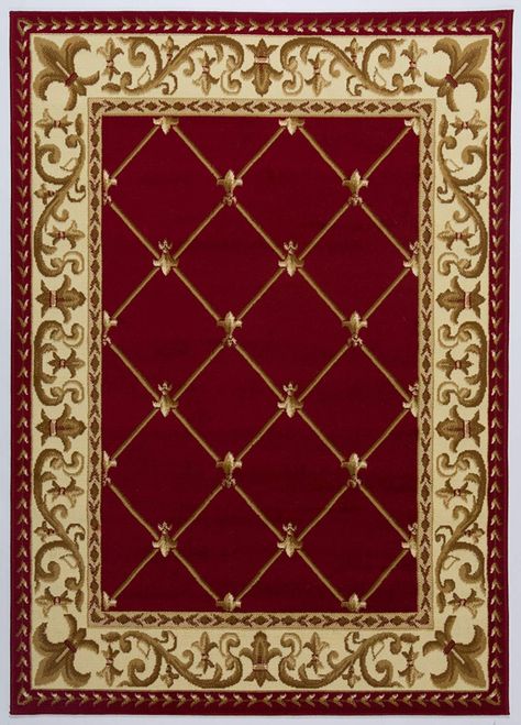 Alfombra Kashan King 503 Roja 153 x 213 cm-0