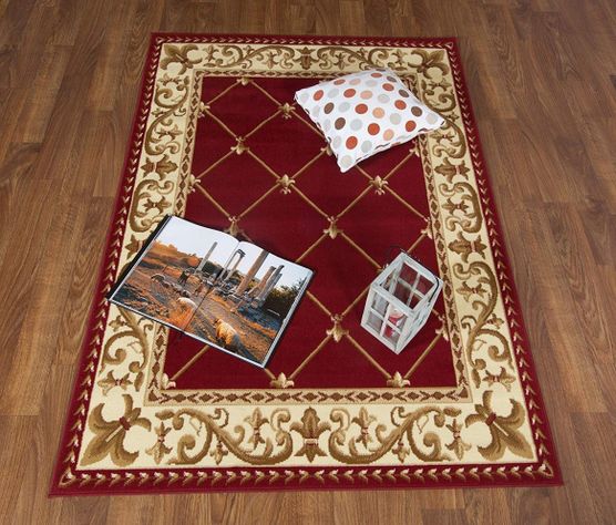Alfombra Kashan King 503 Roja 153 x 213 cm-1