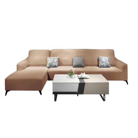 Funda Para Sofa Forma en L Café -7