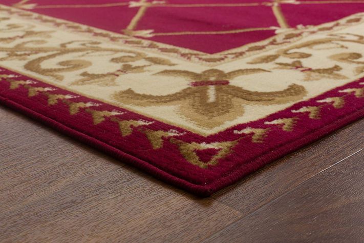 Alfombra Kashan King Roja 244 x 305 cm-4