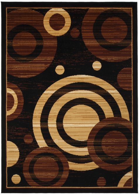 Alfombra Kashan King Negra 153 x 213 cm-0