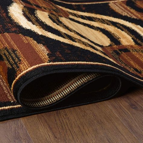 Alfombra Kashan King Negra 153 x 213 cm-2