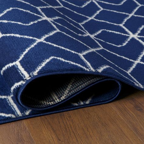 Alfombra Kashan King Azul Marino 153 x 213 cm-2