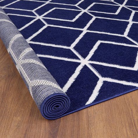Alfombra Kashan King Azul Marino 153 x 213 cm-4