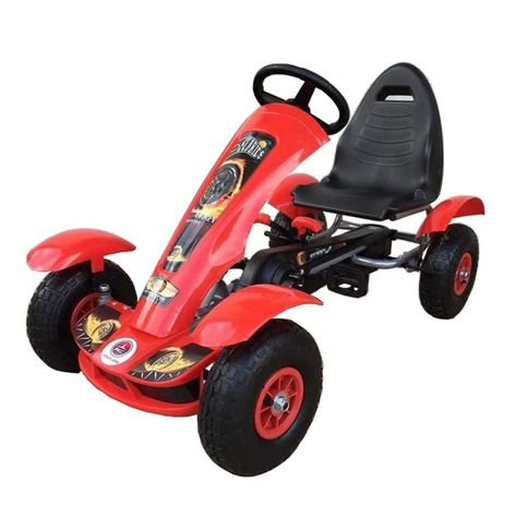 Go Kart Auto a pedal para Niños 5-10 años-1