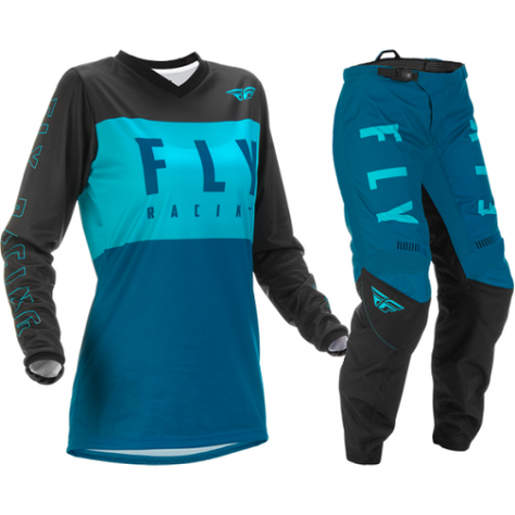 Traje FLY RACING MUJER F-16 Aqua-0