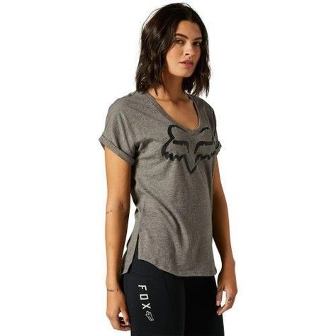 Polera MUJER FOX Boundary Gris-1